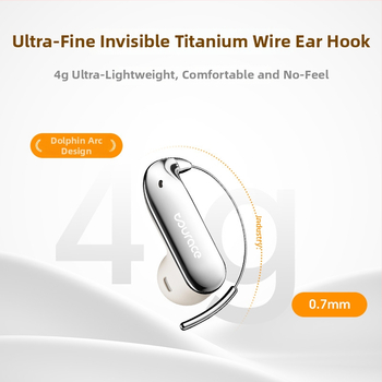 Bežične slušalice s držačem za uho, sportsko smanjenje buke, Bluetooth 6.0, domet 10 m, IPX5, trajanje baterije 4–8 h