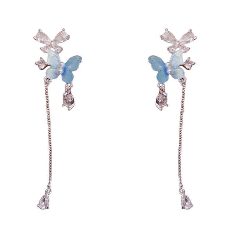 Обеци - мед, форма: животно/зодия, прост стил, за жени, лято 2025