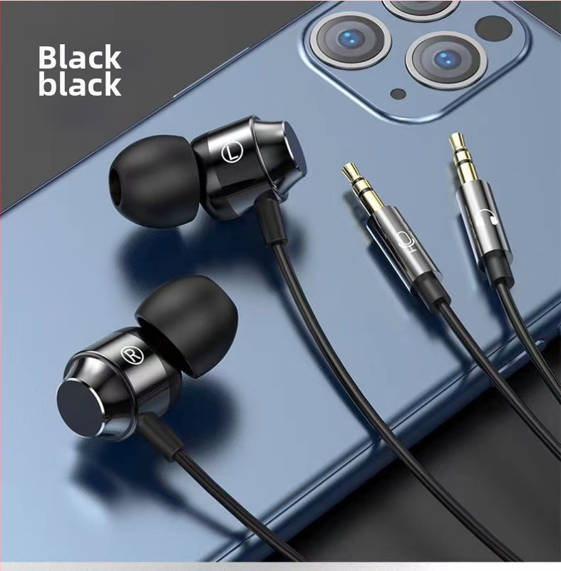 PC in-ear slúchadlá, model S5, dynamický reproduktor, kábel 2–3 m, citlivosť 106 dB