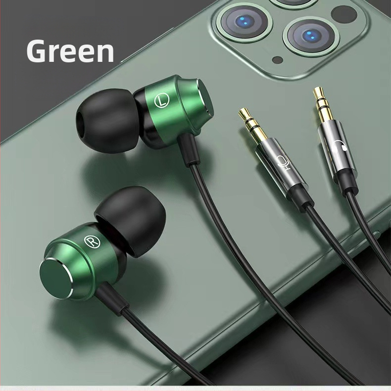 PC in-ear slúchadlá, model S5, dynamický reproduktor, kábel 2–3 m, citlivosť 106 dB