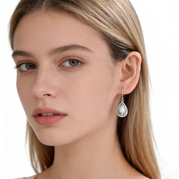 Овеци от 925-стерлингово сребро, капковидна форма, за жени, лято 2025