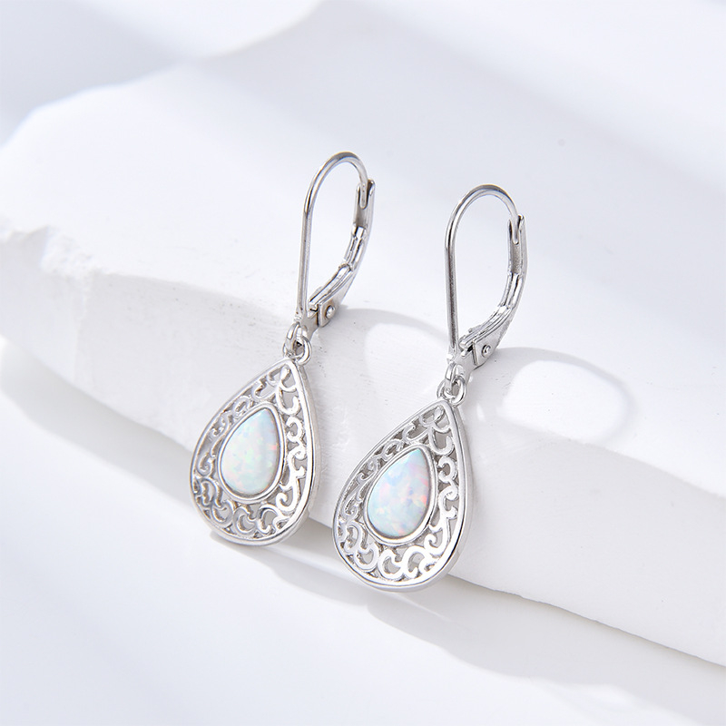 Овеци от 925-стерлингово сребро, капковидна форма, за жени, лято 2025