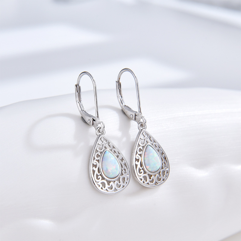 Овеци от 925-стерлингово сребро, капковидна форма, за жени, лято 2025