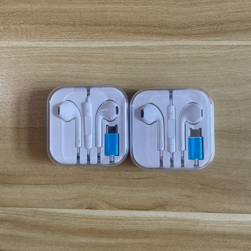 Type-C kábeles in-ear fejhallgató, Android-kompatibilis, mozgótekercses meghajtóval, univerzális kompatibilitás