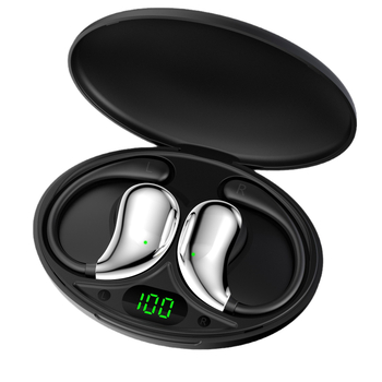 Căști cu conducție osoasă, fără fir, montate pe ureche – HiFi sunet, difuzor de 13 mm, răspuns în frecvență 20 Hz–20 kHz