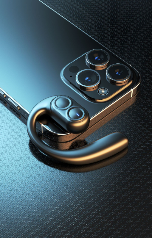 Bluetooth slušalica za jedno uho, s visećim dizajnom, mono, Bluetooth 5.3, domet 10 m, trajanje baterije 4–8 sati, vodootporna