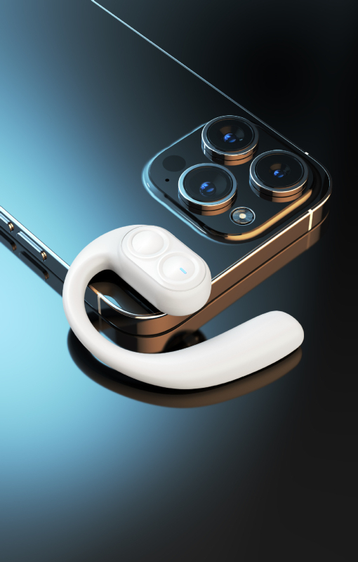 Bluetooth slušalica za jedno uho, s visećim dizajnom, mono, Bluetooth 5.3, domet 10 m, trajanje baterije 4–8 sati, vodootporna