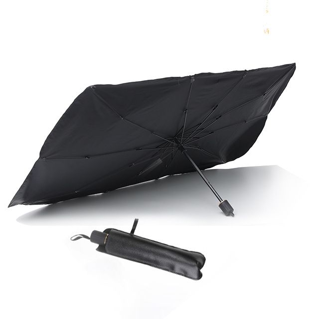 Automašīnas saules aizsargs priekšējā stikla, teleskopiska uzstādīšana, universāla pielāgošana, materiāls lente, logotipa druka pieejama