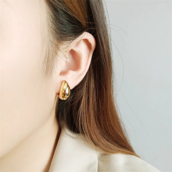 Cercei din cupru placare electro, design geometric, Joseph, pentru femei, modă de înaltă clasă