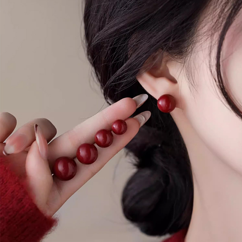 Auskari ar imitācijas pērlēm, ģeometrisks/U veida dizains, elektroplatēšana, ausu stiprinājumi no 925 sudraba, retro stils