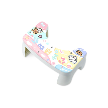 Детска табуретка за тоалетна – PP материал, произход Guangdong, Китай; не се сгъва; код на продукта: Toilet stool-line dog