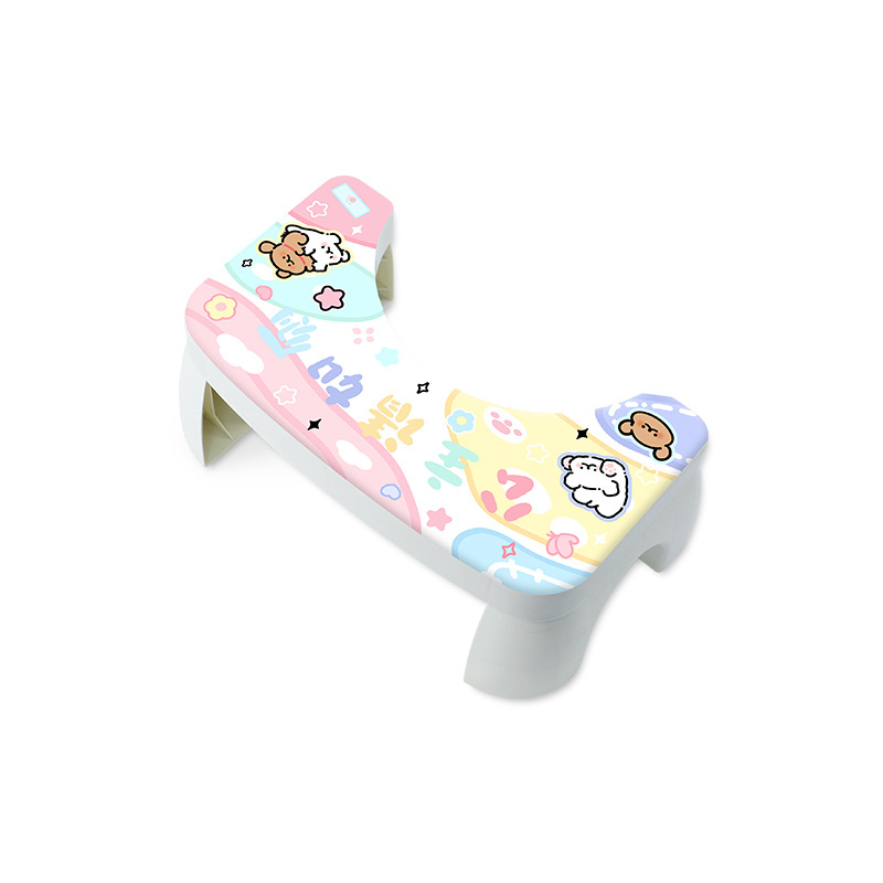Детска табуретка за тоалетна – PP материал, произход Guangdong, Китай; не се сгъва; код на продукта: Toilet stool-line dog