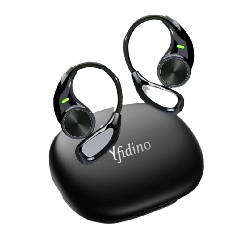 Căști cu conductie osoasă, Bluetooth fără fir, cu design clip peste ureche pentru sport, rază 10 m, autonomie 4–8 ore, Bluetooth 5.4, rezistente la apă