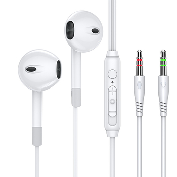 Langston V6 headset PC cu microfon, 3,5 mm, 20–20000 Hz, 32 Ω, cablu de 2 m
