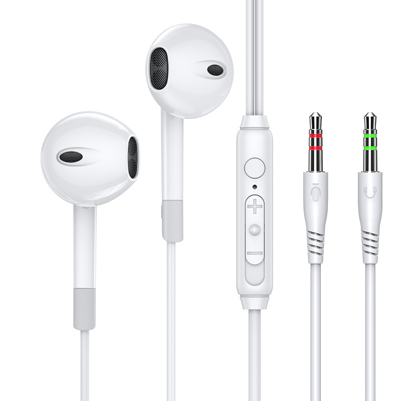 Langston V6 headset PC cu microfon, 3,5 mm, 20–20000 Hz, 32 Ω, cablu de 2 m