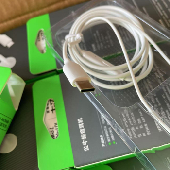 Type-C žične semi-in-ear slušalice s mikrofonom, 3,5 mm priključak
