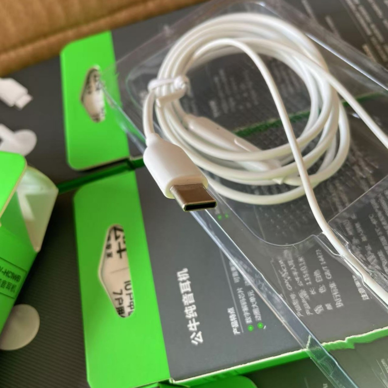 Type-C žične semi-in-ear slušalice s mikrofonom, 3,5 mm priključak