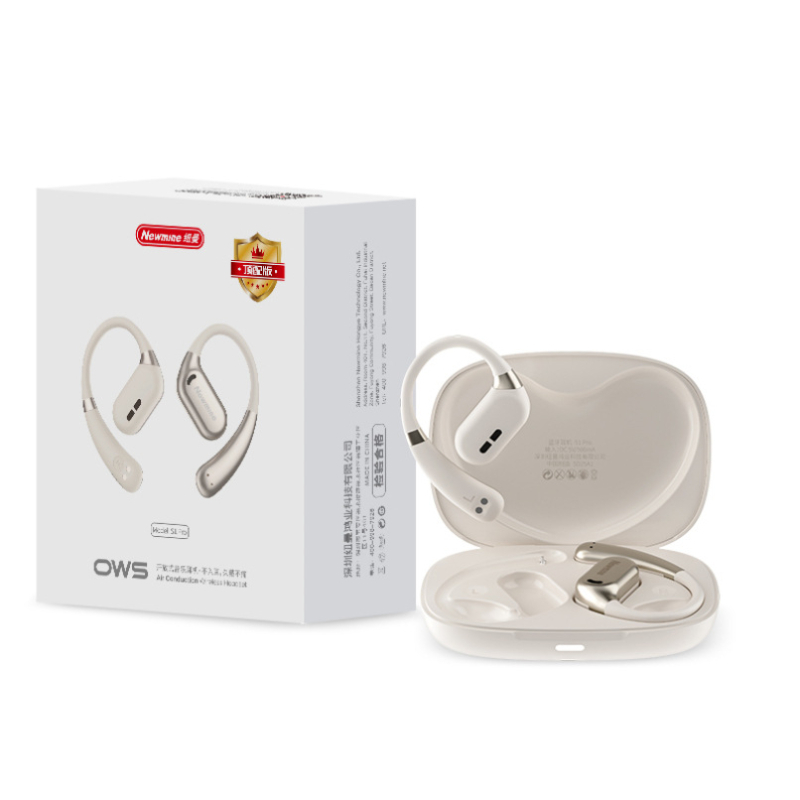 Căști cu conducție osoasă pentru Newman S1 Pro — design deschis pentru sport, Bluetooth 5.4, IPX5, autonomie baterie peste 8 ore