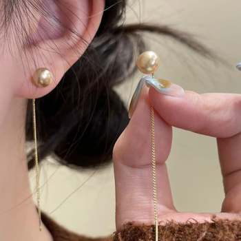 Обеци от мед, геометричен дизайн, японски и корейски стил, пролет 2023, за жените