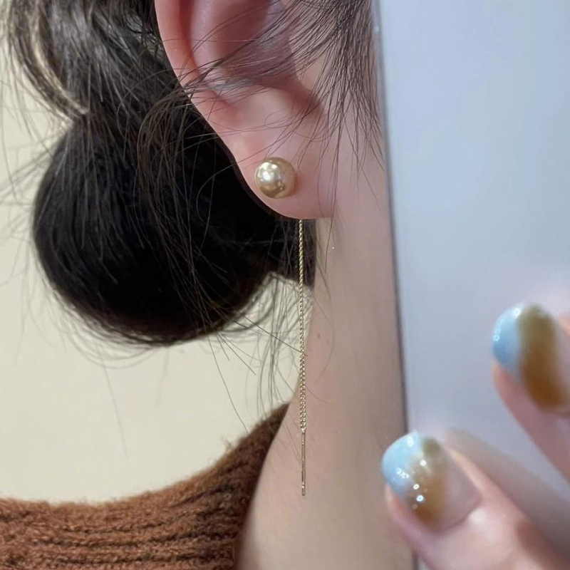 Обеци от мед, геометричен дизайн, японски и корейски стил, пролет 2023, за жените