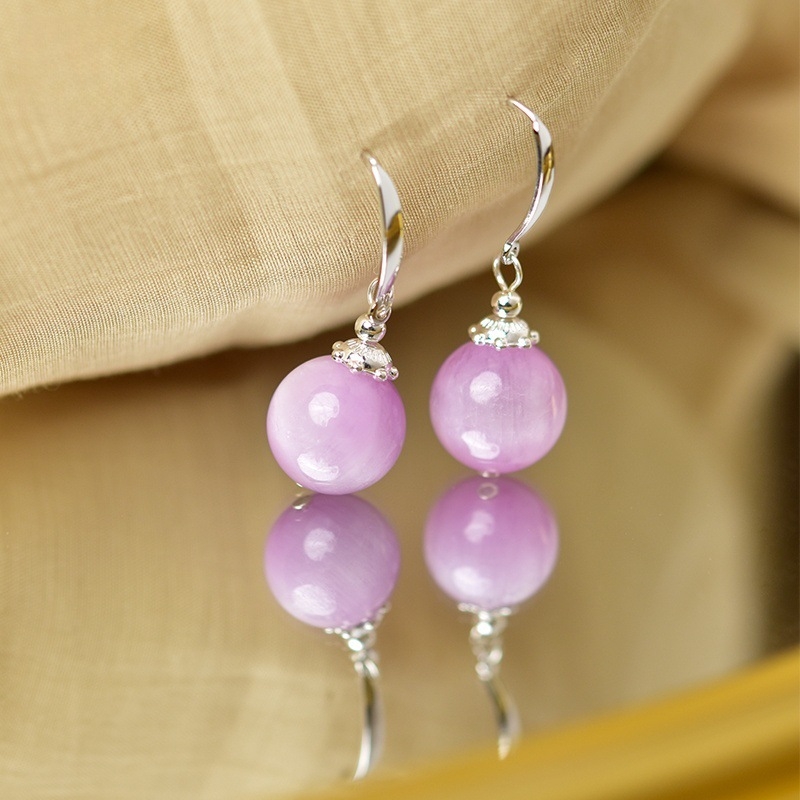 Σκουλαρίκια για γυναίκες - Κουνζίτ - γεωμετρικό σχήμα - Καλοκαίρι 2025 - στυλ ελαφριάς πολυτέλειας