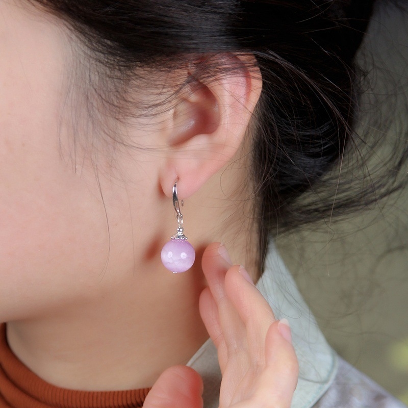 Σκουλαρίκια για γυναίκες - Κουνζίτ - γεωμετρικό σχήμα - Καλοκαίρι 2025 - στυλ ελαφριάς πολυτέλειας