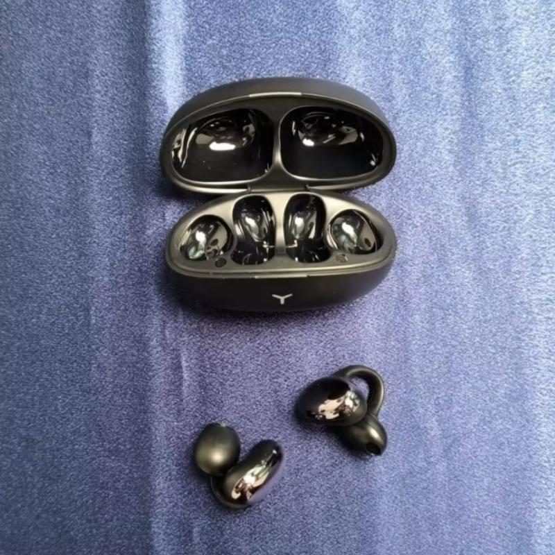 Bežične slušalice s klipom za uho, Bluetooth 5.4, domet 10 m, više od 8 sati trajanja baterije, redukcija buke, vodootporne