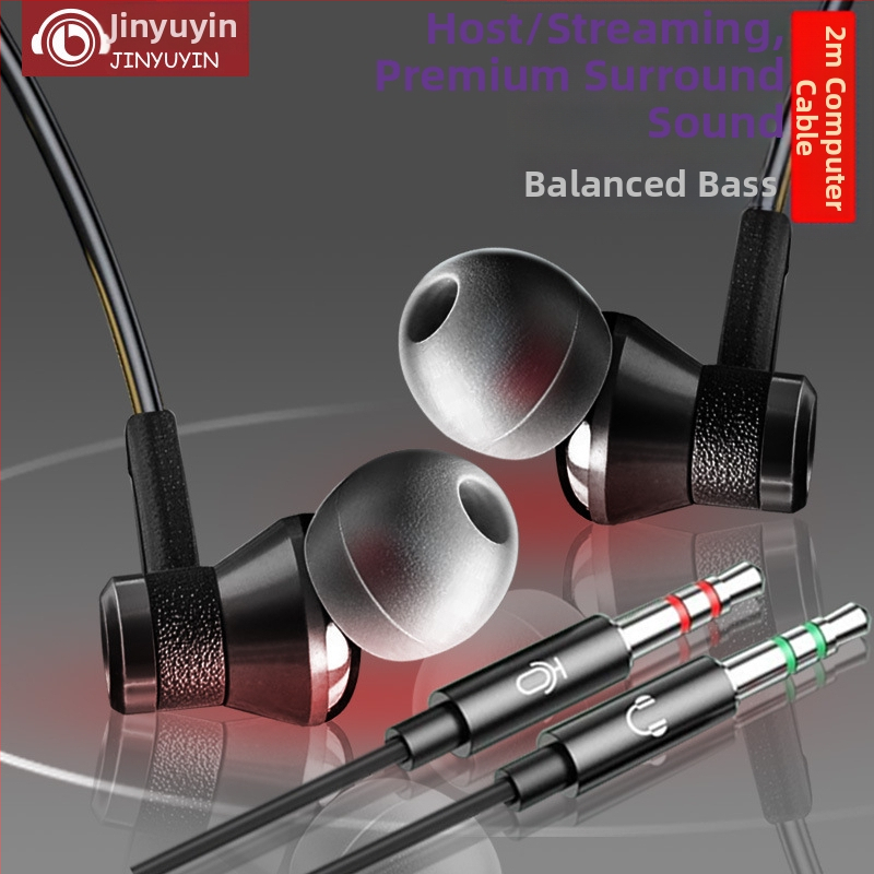 Počítačové slúchadlá s 2 m káblom, in-ear štýl, 3,5 mm konektor, s mikrofónom, Iron Man dizajn, model J112 (frekvencia 20-20 kHz, 10 mm menič, hmotnosť 25 g)