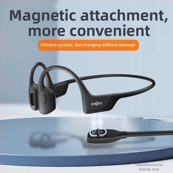 Pielāgota magnētiskā uzlādeja kaula kondukcijas austiņām OpenSwim Pro S710/S810, vara materiāls, iekļauts datu kabelis un rokasgrāmata