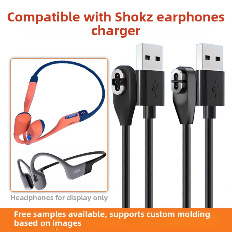 Pielāgota magnētiskā uzlādeja kaula kondukcijas austiņām OpenSwim Pro S710/S810, vara materiāls, iekļauts datu kabelis un rokasgrāmata