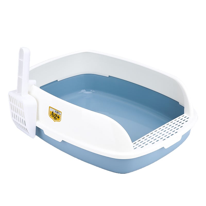 Κάδος άμμου γάτας με ενισχυμένο πεντάλ, ημι-κλειστή αντι-διασποράς κατασκευή, αφαιρούμενος και πλένεται, PVC, Hongyue Special Pet