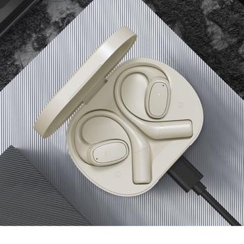 AI slušalice za prijevod za konferencije — prijevod u stvarnom vremenu, višejezični prijevod, Bluetooth 5.3, nošenje na uho uz kukicu, dodirno upravljanje, model V1