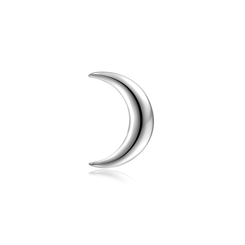 ASTM-F136 titanijeva legura Arc Moon naušnice - 0.9 zuba, piercing uha i usana - zamjenske glave