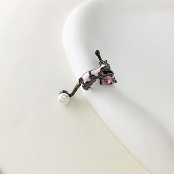 Clipuri pentru urechi din aliaj, stil feminin Sweet Cool Wind, inspirat din animale/Zodii, placare electrolitică, formă în U