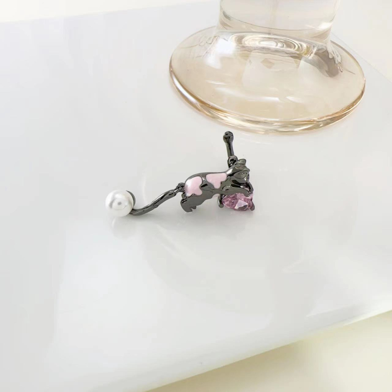 Clipuri pentru urechi din aliaj, stil feminin Sweet Cool Wind, inspirat din animale/Zodii, placare electrolitică, formă în U