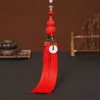 Висулка за автомобил — двустранен дизайн, привличане на богатство, етно‑традиционен стил, интериорно оформление, персонализация налична