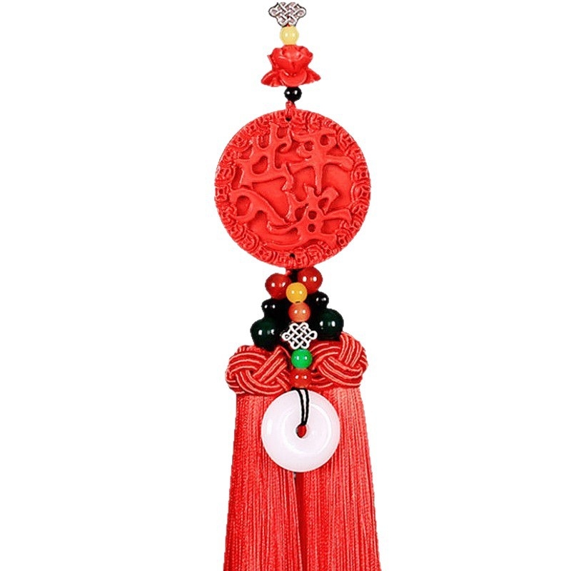 Висулка за автомобил — двустранен дизайн, привличане на богатство, етно‑традиционен стил, интериорно оформление, персонализация налична