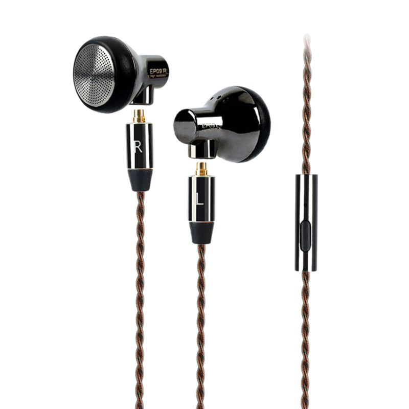 HiFi ενσύρματα ακουστικά τύπου in-ear με αποσπώμενο καλώδιο MMCX, 14,8 mm δυναμικοί οδηγοί, εύρος συχνοτήτων 20–20000 Hz, OFC καλώδιο 1,2 m, με μικρόφωνο