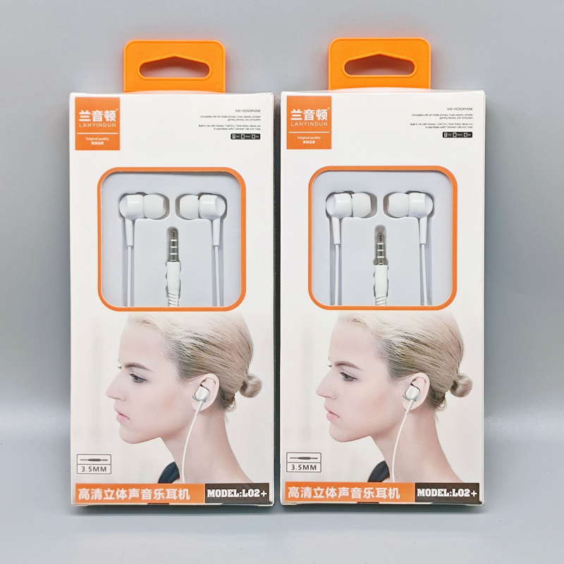 Vezetékes in-ear fülhallgató inline vezérléssel, dinamikus meghajtó, 1 m kábellel