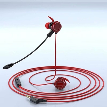 Jiazhi Le in-ear gaming fejhallgató, vezetékes, érzékenység 98 dB, kábel hossza 120 cm