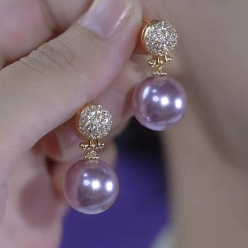 Cercei din cupru, design geometric, placare electrolitică, stil lux lejer, toamna 2024