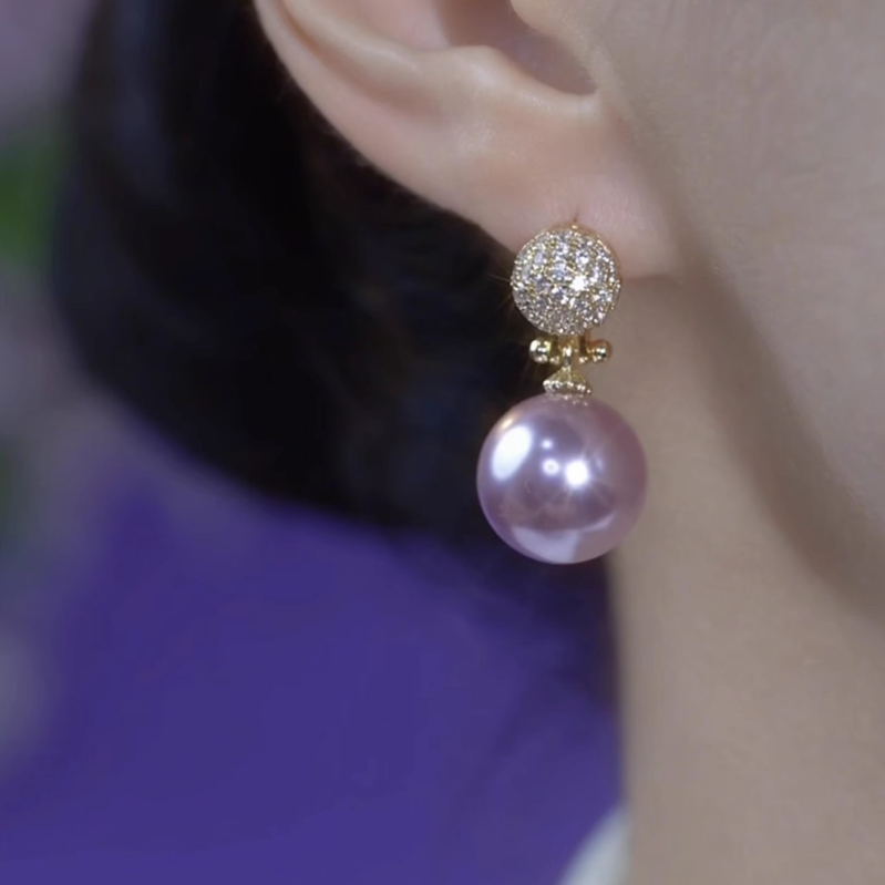 Cercei din cupru, design geometric, placare electrolitică, stil lux lejer, toamna 2024