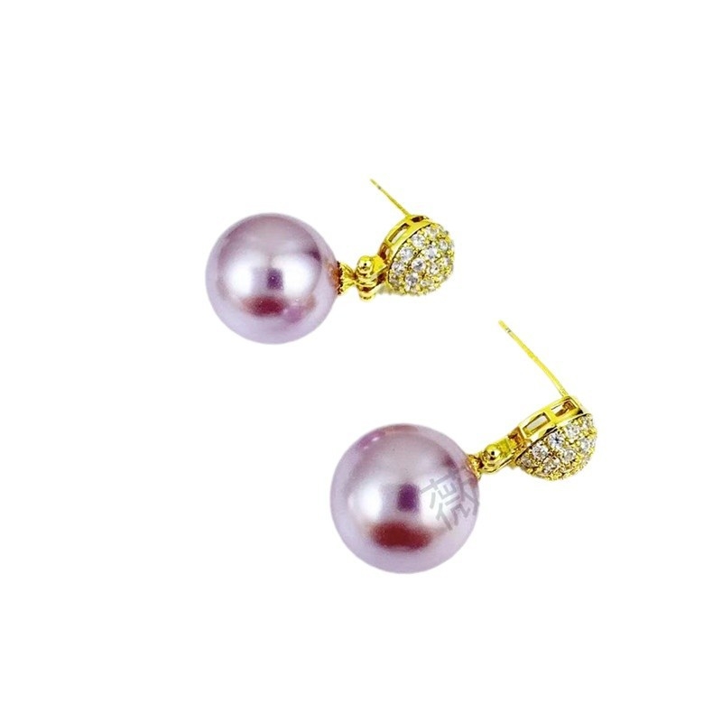 Cercei din cupru, design geometric, placare electrolitică, stil lux lejer, toamna 2024