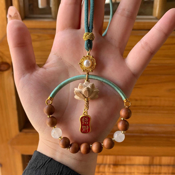 Автомобилна украса за огледало – сплав, карикатурен стил, ароматична функция, Jingxintang