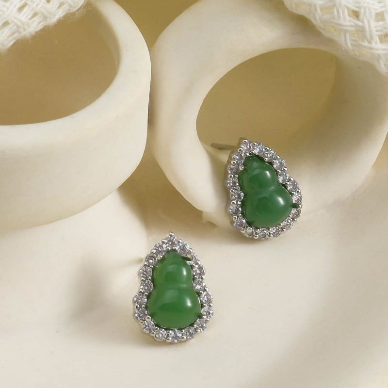 Cercei clip-on din cupru, formă geometrică, placare electrolitică, stil chinezesc nou, pentru femei