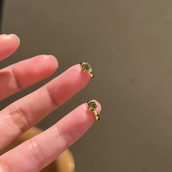 Γεωμετρικά σκουλαρίκια από χαλκό, ηλεκτροεπίχωση, ελαφρύ πολυτελές στυλ, μοντέρνο αστικό στυλ για γυναίκες