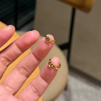 Γεωμετρικά σκουλαρίκια από χαλκό, ηλεκτροεπίχωση, ελαφρύ πολυτελές στυλ, μοντέρνο αστικό στυλ για γυναίκες