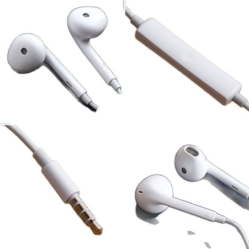 Kábelezésű in-ear fejhallgató, modell LW, 1,2 m kábel, kapacitív technológia