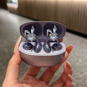 Cercel de ureche clip circular din cupru, stil feminin lux, placare electrolitică