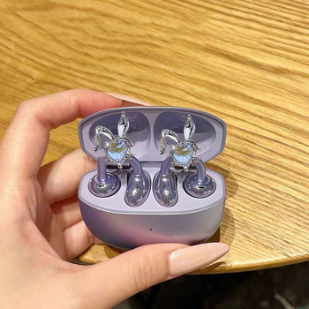 Cercel de ureche clip circular din cupru, stil feminin lux, placare electrolitică